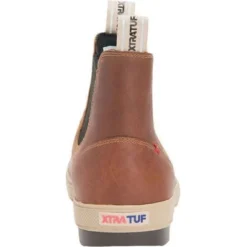 Xtratuf Men's Legacy Waterproof Leather Chelsea Boot - Brown - LCM700 -Wolverine Sales Shop LCM700 4 LARGE 667b1426 6540 4fd6 b8d8 18e0162fcf28