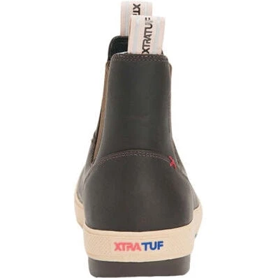 Xtratuf Men's Legacy WP Slip Resis Leather Chelsea Boot -Brown- LCM900 4 Xtratuf Men's Legacy WP Slip Resis Leather Chelsea Boot -Brown- LCM900 - Image 4