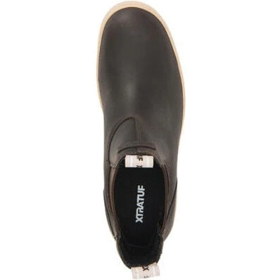 Xtratuf Men's Legacy WP Slip Resis Leather Chelsea Boot -Brown- LCM900 6 Xtratuf Men's Legacy WP Slip Resis Leather Chelsea Boot -Brown- LCM900 - Image 6