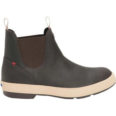 Xtratuf Men's Legacy WP Slip Resis Leather Chelsea Boot -Brown- LCM900 2 Xtratuf Men's Legacy WP Slip Resis Leather Chelsea Boot -Brown- LCM900 - Image 2
