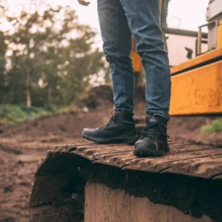 Kodiak Men's Quicktrail Mid CT Athletic Safety Work Shoe -Black- 4THQBK -Wolverine Sales Shop LS KD 4THQBK 2