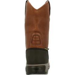 Michelin Men's HydroEdge 11" Alloy Toe WP Metguard Work Boot- Black- MIC0007 -Wolverine Sales Shop MIC0007 back