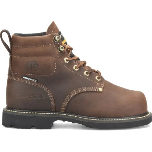 Matterhorn Men's D30 6" Steel Toe WP Metguard Work Boot -Brown- MT2520 1 Matterhorn Men's D30 6" Steel Toe WP Metguard Work Boot -Brown- MT2520