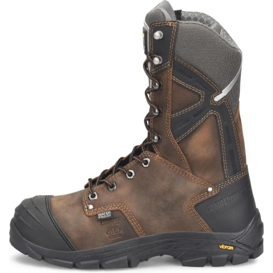 Matterhorn Men's Mainstay 10" Aluminum Toe WP Work Boot -Brown- MT2570 2 Matterhorn Men's Mainstay 10" Aluminum Toe WP Work Boot -Brown- MT2570 - Image 2