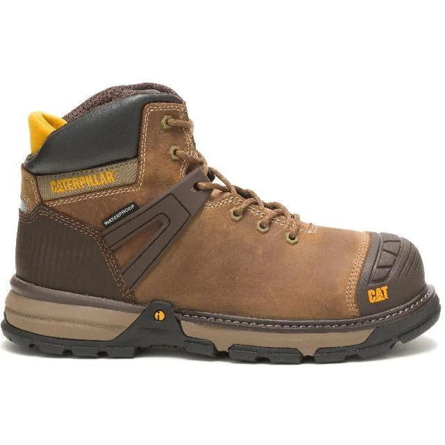 CAT Men's Excavator Superlite WP Soft Toe Work Boot - Beige - P51052 2 CAT Men's Excavator Superlite WP Soft Toe Work Boot - Beige - P51052 - Image 2