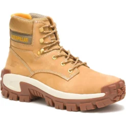 CAT Men's Invader Hi Steel Toe Work Boot - Honey Reset - P91286