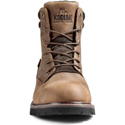 Kodiak Men's Mckinney 6" WP Slip Resist Safety Work Boot -Brown- 4TDQBN -Wolverine Sales Shop PS KD 4TDQBN F