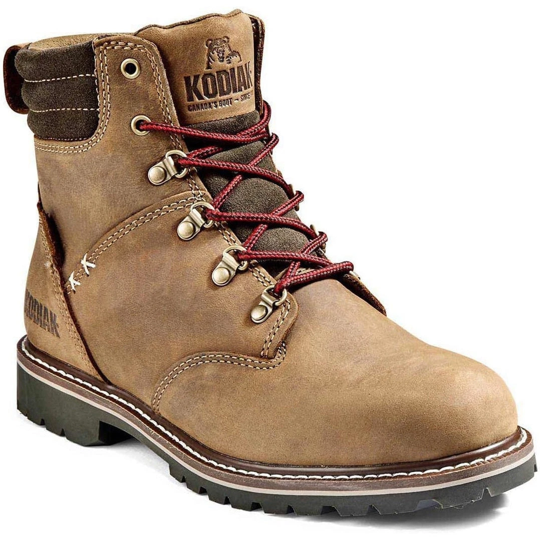 Kodiak Women's Bralorne 6" WP Slip Resist Safety Work Boot -Brown- 4TDSBN 1 Kodiak Women's Bralorne 6" WP Slip Resist Safety Work Boot -Brown- 4TDSBN