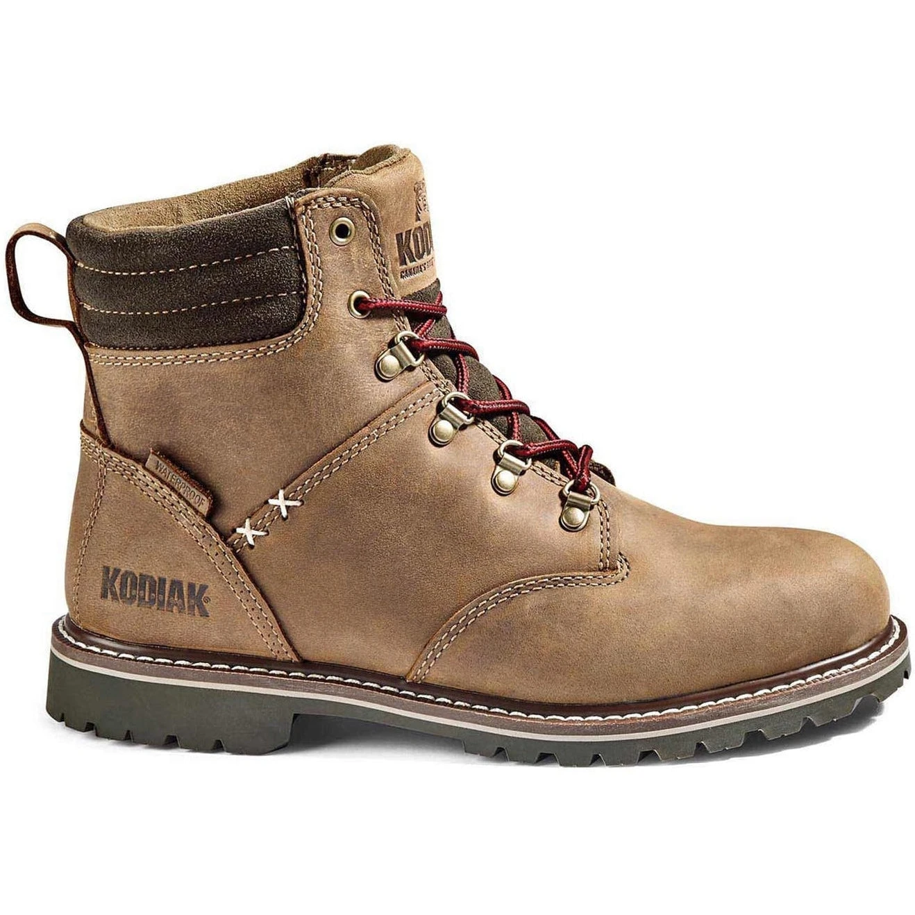 Kodiak Women's Bralorne 6" WP Slip Resist Safety Work Boot -Brown- 4TDSBN 2 Kodiak Women's Bralorne 6" WP Slip Resist Safety Work Boot -Brown- 4TDSBN - Image 2