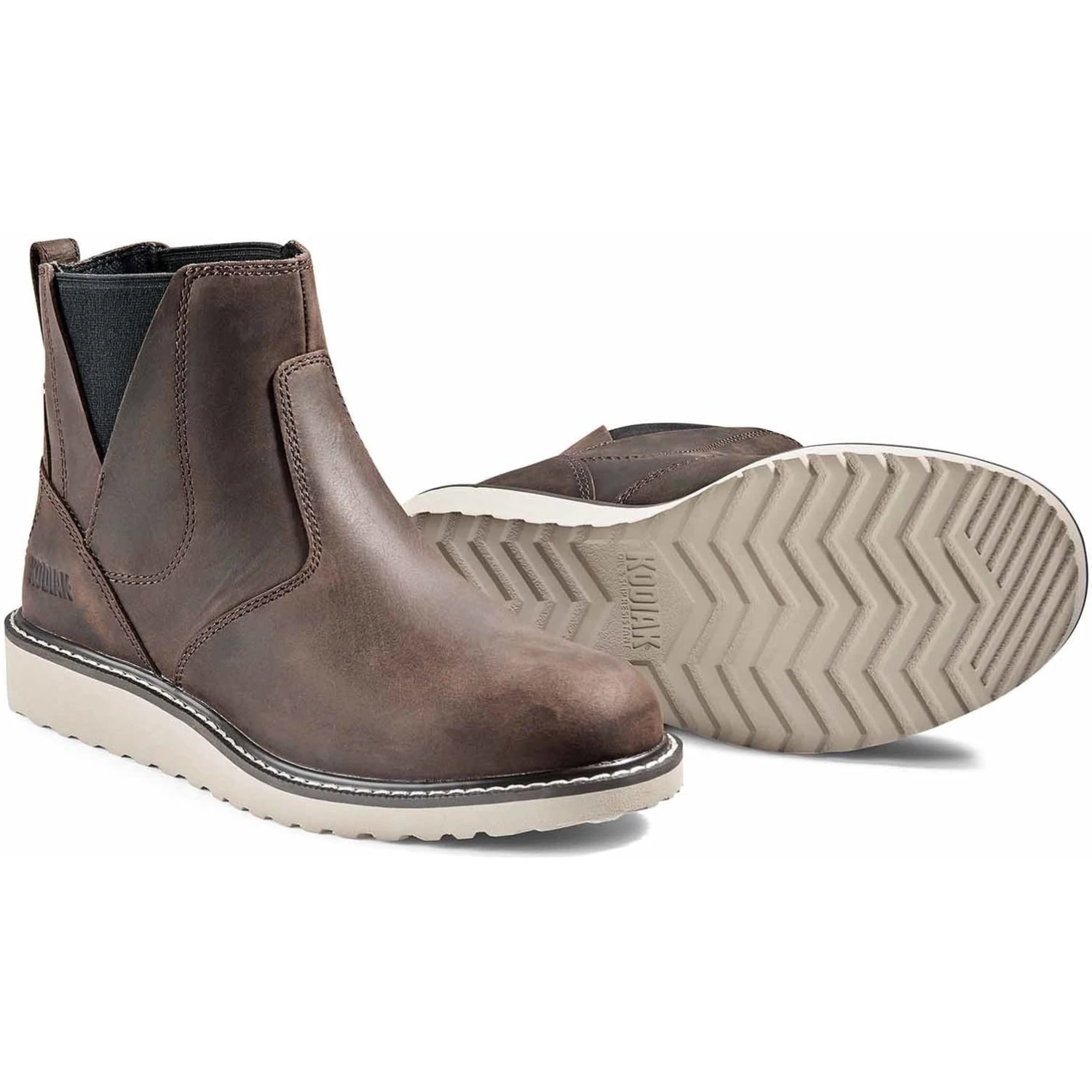 Kodiak Women's Whitton Soft Toe Chelsea Safety Work Boot -Brown- 4THMDB 5 Kodiak Women's Whitton Soft Toe Chelsea Safety Work Boot -Brown- 4THMDB - Image 5