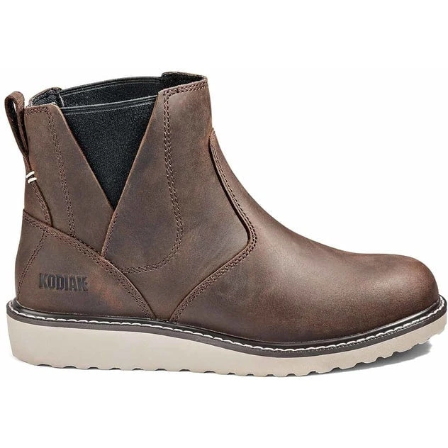 Kodiak Women's Whitton Soft Toe Chelsea Safety Work Boot -Brown- 4THMDB 2 Kodiak Women's Whitton Soft Toe Chelsea Safety Work Boot -Brown- 4THMDB - Image 2
