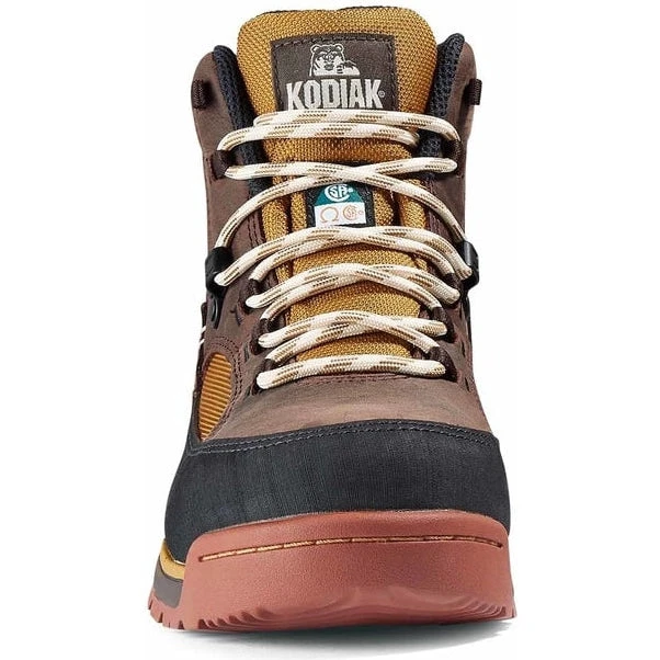 Kodiak Women's Greb Classic Steel Toe WP Hiker Work Boot -Brown- 834YBN 6 Kodiak Women's Greb Classic Steel Toe WP Hiker Work Boot -Brown- 834YBN - Image 6