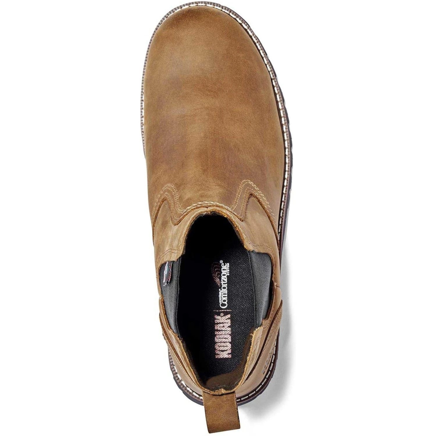 Kodiak Men's Mckinney Comp Toe WP Chelsea Safety Work Boot -Brown- K4TCBN 6 Kodiak Men's Mckinney Comp Toe WP Chelsea Safety Work Boot -Brown- K4TCBN - Image 6