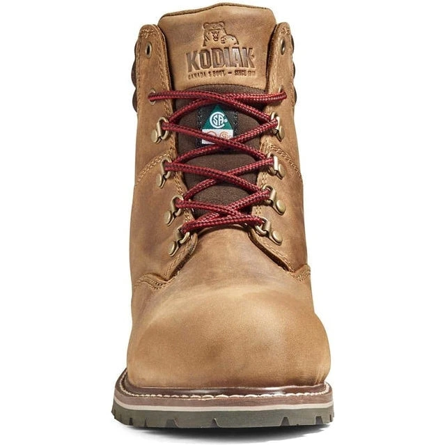 Kodiak Women's Bralorne 6" CT Waterproof Safety Work Boot -Brown- K4TEBN 5 Kodiak Women's Bralorne 6" CT Waterproof Safety Work Boot -Brown- K4TEBN - Image 5
