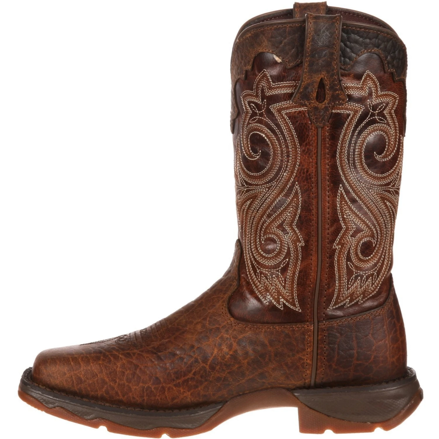 Durango Women's Lady Rebel 10" Steel Toe Western Boot - Brown - RD3315 3 Durango Women's Lady Rebel 10" Steel Toe Western Boot - Brown - RD3315 - Image 3