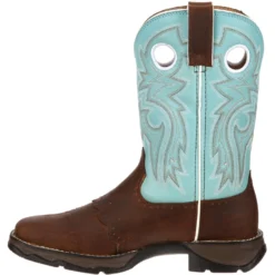 Durango Women's Lady Rebel Square Toe Western Boot - Brown - RD3471 9 Durango Women's Lady Rebel Square Toe Western Boot - Brown - RD3471 -Wolverine Sales Shop RD3471 instep profile