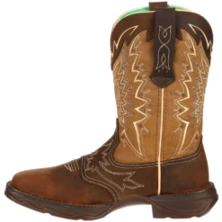 Durango Women's Lady Rebel Let Love Fly 10" Square Toe Western Boot 9 Durango Women's Lady Rebel Let Love Fly 10" Square Toe Western Boot -Wolverine Sales Shop RD4424 instep profile