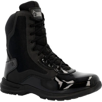 Rocky Men's Cadet 8" Side Zip Public Service Duty Boot -Black- RKD0103 1 Rocky Men's Cadet 8" Side Zip Public Service Duty Boot -Black- RKD0103