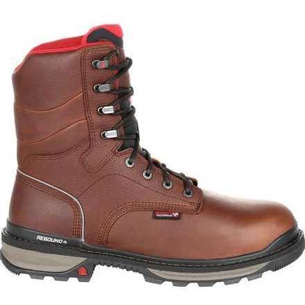 Rocky Men's Rams Horn 8" Comp Toe WP Ins Work Boot - Brown - RKK0284 6 Rocky Men's Rams Horn 8" Comp Toe WP Ins Work Boot - Brown - RKK0284 - Image 6