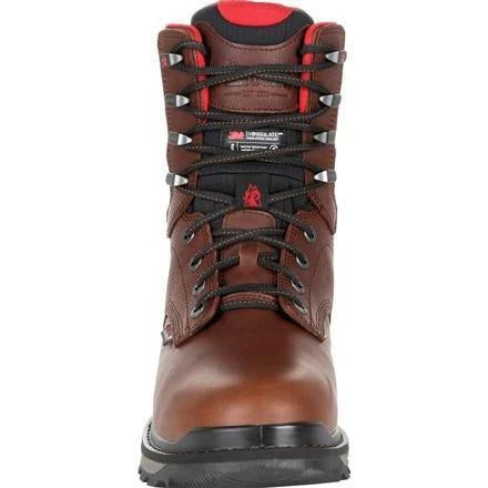 Rocky Men's Rams Horn 8" Comp Toe WP Ins Work Boot - Brown - RKK0284 5 Rocky Men's Rams Horn 8" Comp Toe WP Ins Work Boot - Brown - RKK0284 - Image 5