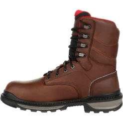 Rocky Men's Rams Horn 8" Waterproof Work Boot - Brown - RKK0296 -Wolverine Sales Shop RKK0296 instep profile