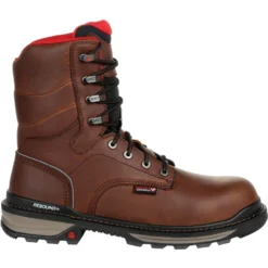 Rocky Men's Rams Horn 8" Waterproof Work Boot - Brown - RKK0296 -Wolverine Sales Shop RKK0296 profile