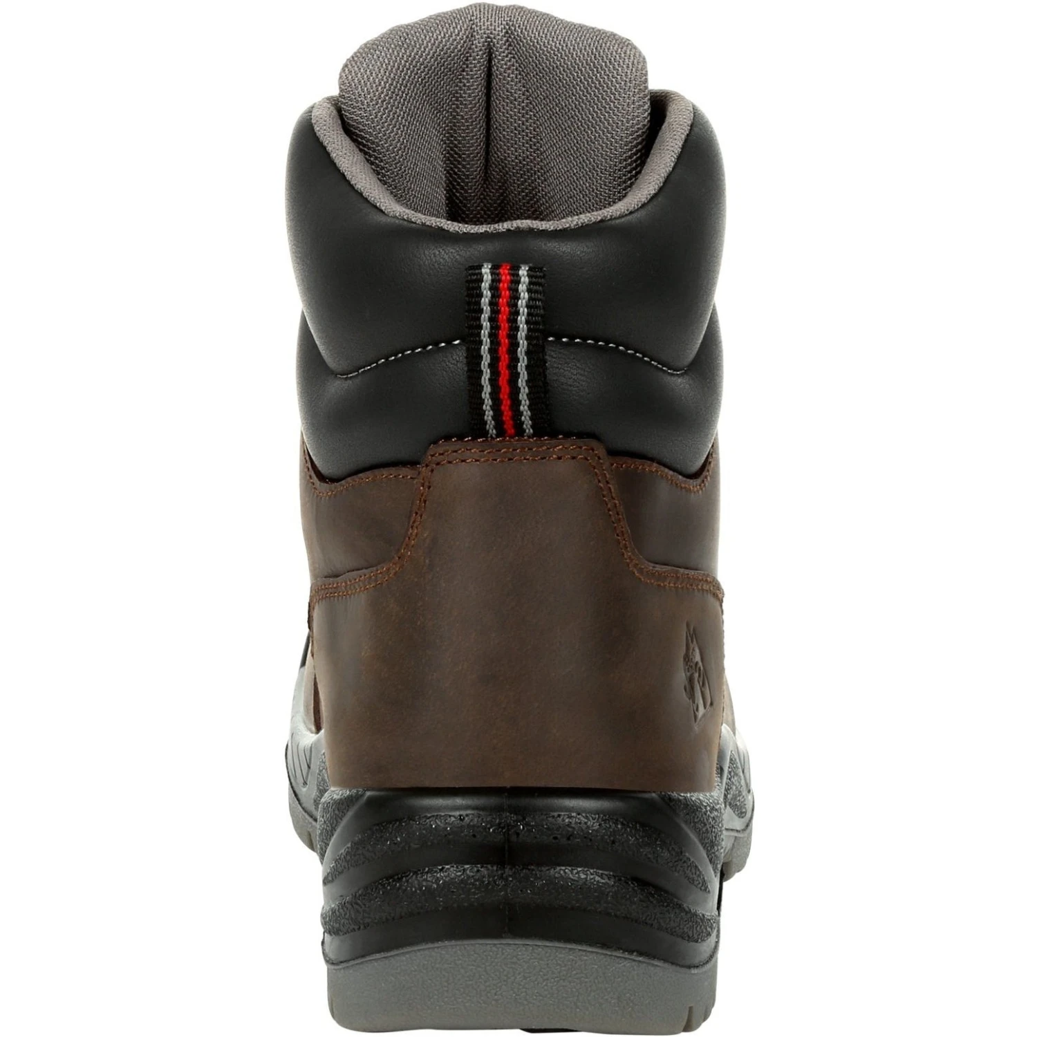 Rocky Men's Worksmart 6" Comp Toe WP Rubber Work Boot - Brown - RKK0310 4 Rocky Men's Worksmart 6" Comp Toe WP Rubber Work Boot - Brown - RKK0310 - Image 4