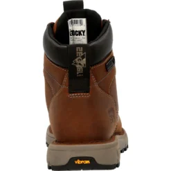 Rocky Women's Legacy 32 6" Comp Toe WP Work Boot - Brown - RKK0350 9 Rocky Women's Legacy 32 6" Comp Toe WP Work Boot - Brown - RKK0350 -Wolverine Sales Shop RKK0350 back