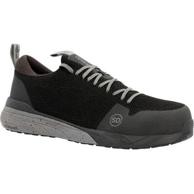 Rocky Men's Industrial Athletix 4" Comp Toe Work Shoe -Black Knit- RKK0384 1 Rocky Men's Industrial Athletix 4" Comp Toe Work Shoe -Black Knit- RKK0384