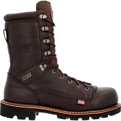 Rocky Men's Elk Stalker 10" WP Composite Toe Work Boot -Brown- RKK0399 2 Rocky Men's Elk Stalker 10" WP Composite Toe Work Boot -Brown- RKK0399 - Image 2