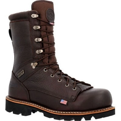 Rocky Men's Elk Stalker 10" WP Composite Toe Work Boot -Brown- RKK0399 1 Rocky Men's Elk Stalker 10" WP Composite Toe Work Boot -Brown- RKK0399