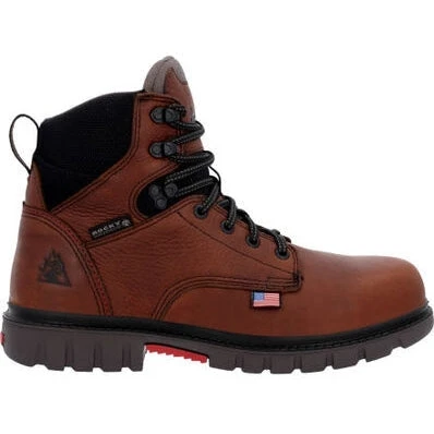 Rocky Men's Worksmart 6" WP Composite Toe Work Boot -Brown- RKK0401 2 Rocky Men's Worksmart 6" WP Composite Toe Work Boot -Brown- RKK0401 - Image 2