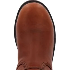 Rocky Men's Worksmart 11" WP Comp Toe Pull On Work Boot -Brown- RKK0402 -Wolverine Sales Shop RKK0402 6 LARGE a56de98d 64da 46b4 a989 8057c73f96f4