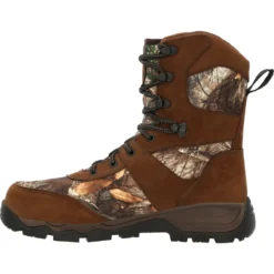 Rocky Men's Red Mountain 8" WP 800G Ins Hunting Boot- Realtree- RKS0547 -Wolverine Sales Shop RKS0547 instep profile