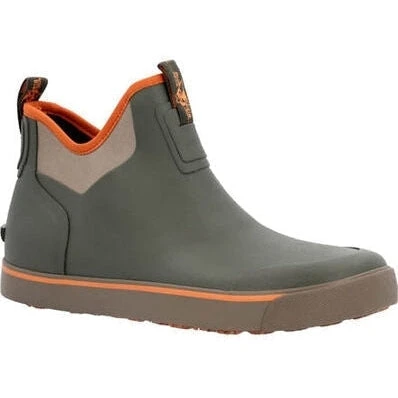 Rocky Dry Strike WP Green & Orange Deck Boot - Olive Stone - RKS0568 1 Rocky Dry Strike WP Green & Orange Deck Boot - Olive Stone - RKS0568