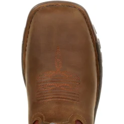 Rocky Men's Legacy 32 11" Sqr Toe WP Western Work Boot- Red - RKW0316 12 Rocky Men's Legacy 32 11" Sqr Toe WP Western Work Boot- Red - RKW0316 -Wolverine Sales Shop RKW0316 birdseye