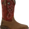 Rocky Men's Legacy 32 10" Steel Toe WP Western Work Boot- Tan- RKW0341