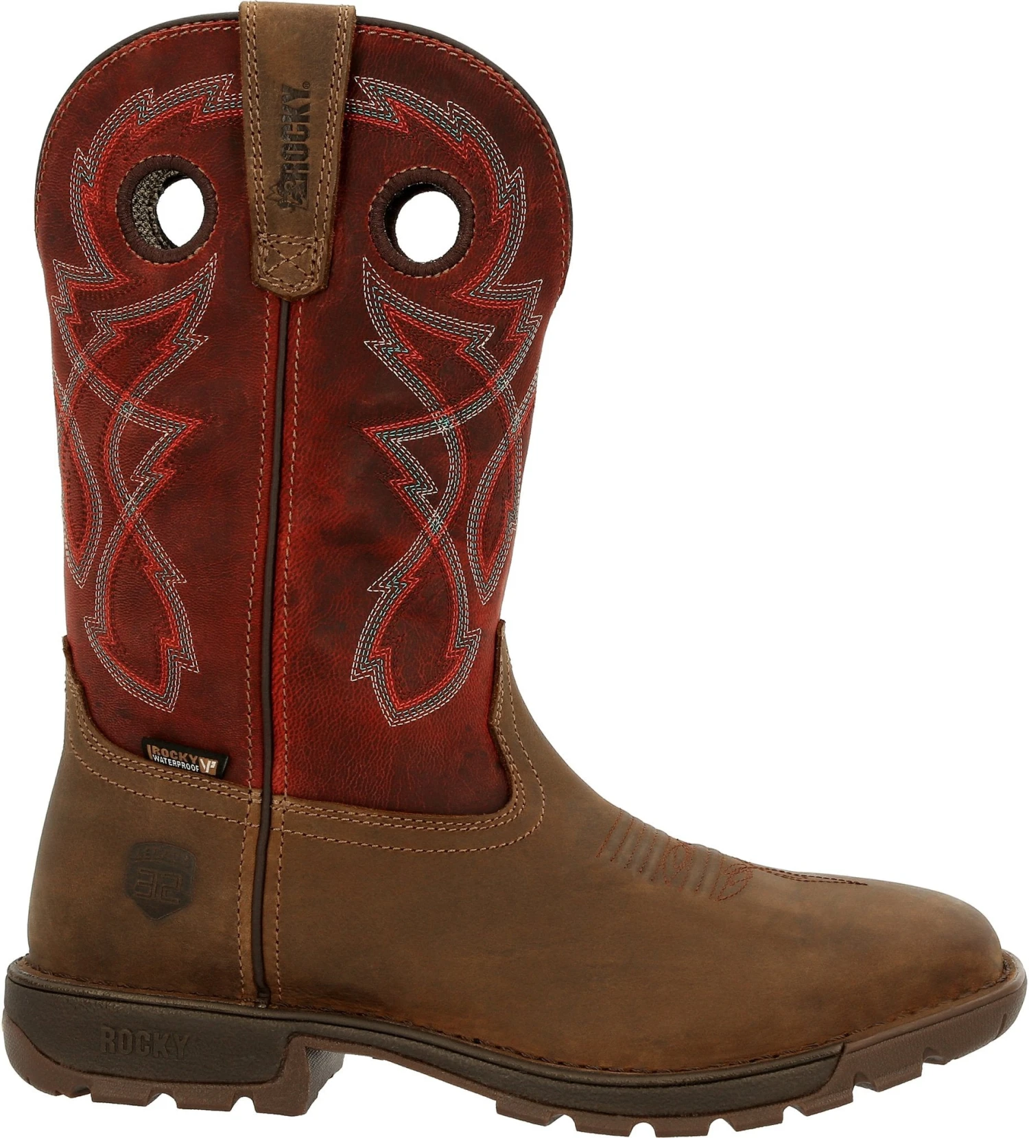 Rocky Men's Legacy 32 10" Steel Toe WP Western Work Boot- Tan- RKW0341 2 Rocky Men's Legacy 32 10" Steel Toe WP Western Work Boot- Tan- RKW0341 - Image 2