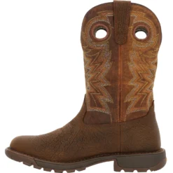 Rocky Men's Legacy 32 11" Square Toe WP Western Boot - Brown - RKW0355 -Wolverine Sales Shop RKW0355 instep profile