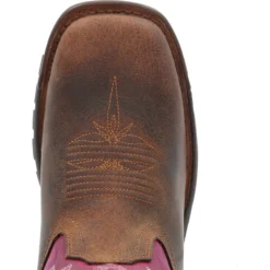 Rocky Women's Legacy 32 11" Square Toe Western Boot - Brown - RKW0357 -Wolverine Sales Shop RKW0357 birdseye