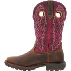 Rocky Women's Legacy 32 11" Square Toe Western Boot - Brown - RKW0357 -Wolverine Sales Shop RKW0357 instep profile