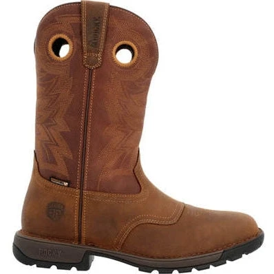 Rocky Men's Legacy 32 Waterproof Western Work Boot -Brown- RKW0380 2 Rocky Men's Legacy 32 Waterproof Western Work Boot -Brown- RKW0380 - Image 2