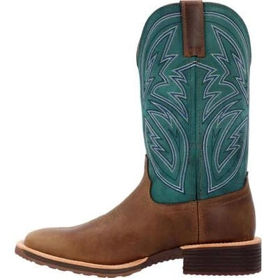 Rocky Men's Tall Oaks 12" ST Slip Resist Western Work Boot -Teal- RKW0406 3 Rocky Men's Tall Oaks 12" ST Slip Resist Western Work Boot -Teal- RKW0406 - Image 3