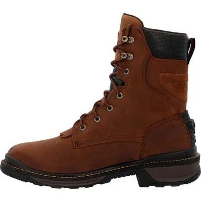 Rocky Men's Rams Horn 9" Comp Toe WP Western Work Boot -Brown- RKW0407 3 Rocky Men's Rams Horn 9" Comp Toe WP Western Work Boot -Brown- RKW0407 - Image 3