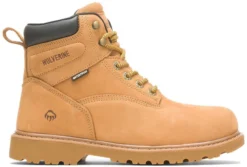 Wolverine Men's 6" Floorhand WP Steel Toe Work Boot - Wheat- W10632 -Wolverine Sales Shop W10632 1