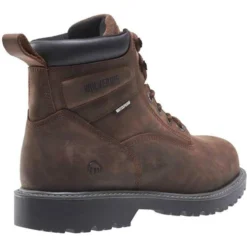 Wolverine Women's Floorhand Steel Toe WP Work Boot - Brown - W10696 -Wolverine Sales Shop WBSM W10633 101215 F16 315