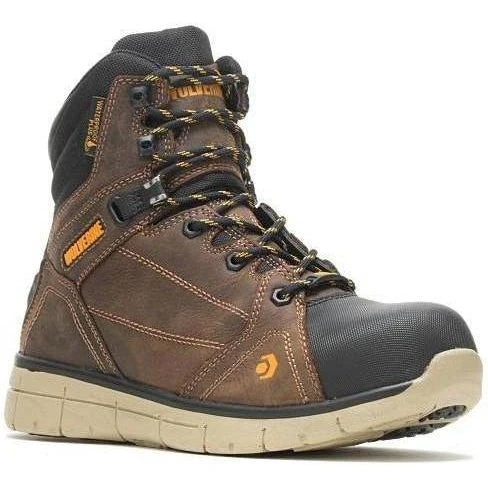 Wolverine Men's Rigger EPX 6" Safety Toe WP Wedge Work Boot Brown - W10797 1 Wolverine Men's Rigger EPX 6" Safety Toe WP Wedge Work Boot Brown - W10797