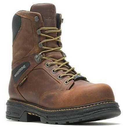 Wolverine Men's Hellcat 8" Soft Toe WP Work Boot - Tobacco - W200065 1 Wolverine Men's Hellcat 8" Soft Toe WP Work Boot - Tobacco - W200065
