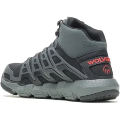Wolverine Men's Rev Vent Durashocks Safety Toe Boot - Charcoal - W211018 -Wolverine Sales Shop WBSM W211018 041320 S21 225 eb5a574b 3110 4bcf 9798 474ca26859f6