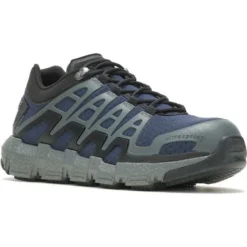 Wolverine Men's Rev Vent Durashocks Safety Toe Work Shoe -Navy- W211176